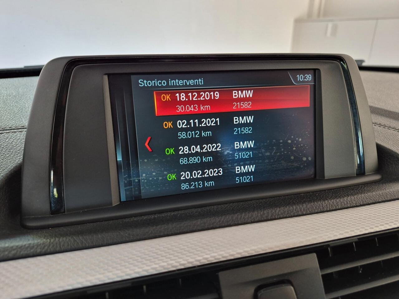 BMW 116 D MSPORT 5P STEPTRONIC LED PELLE V.PRIVACY CLIMA C.18" SOSPENSIONI SPORTIVE M