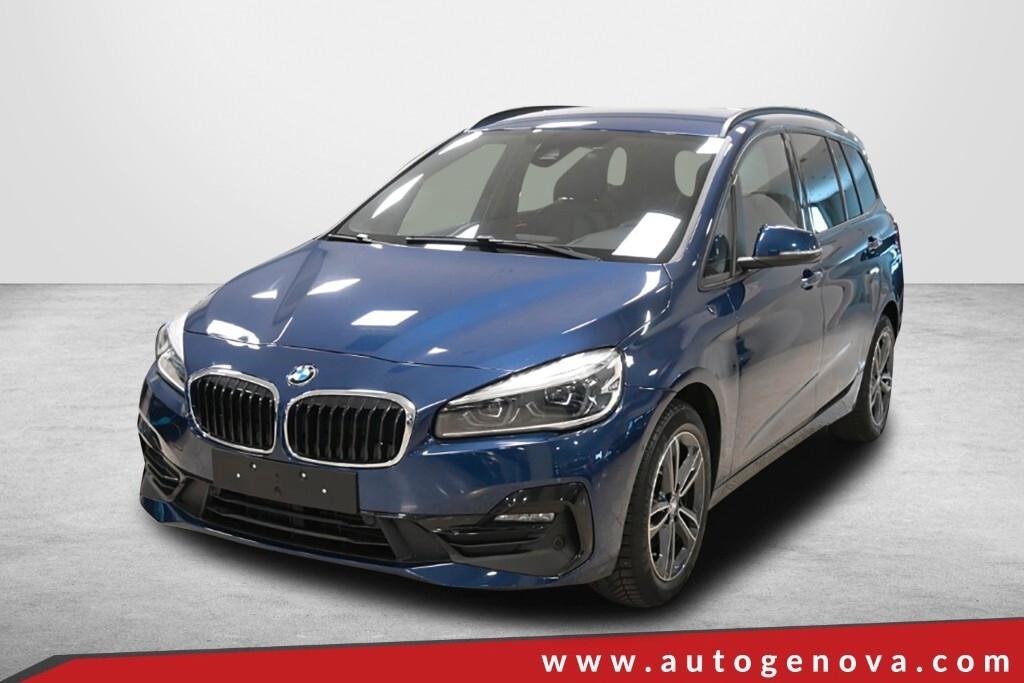 BMW 216D GRAN TOURER 116CV 6M. SPORT LINE ( FARI LED - PELLE - AMBIENT LIGHTS - CRUISE - NAVI - PARK ASSISTANT - TELECAMERA POST. - CERCHI 17 )