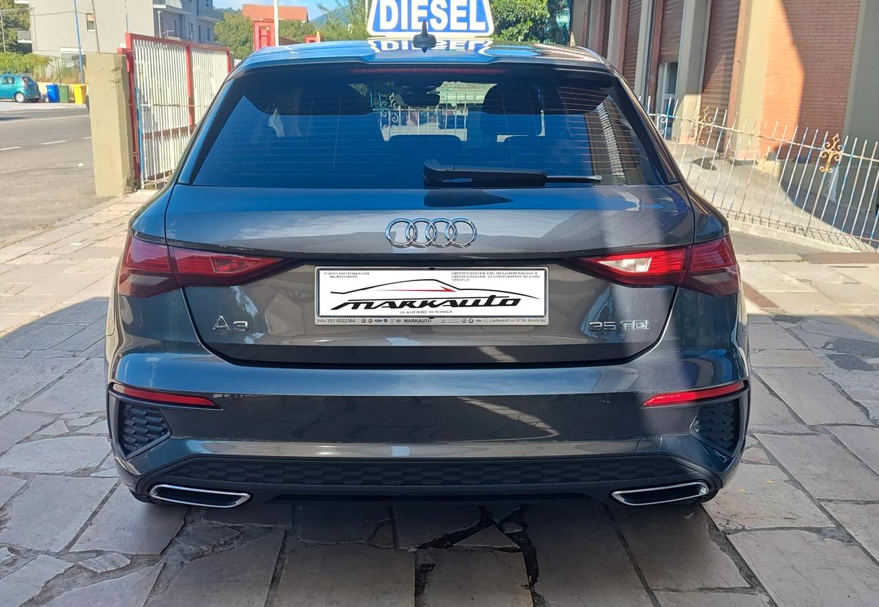 AUDI A3 SPB S-LINE 35 TDI 2.0 TDI 150 CV S-TRONIC