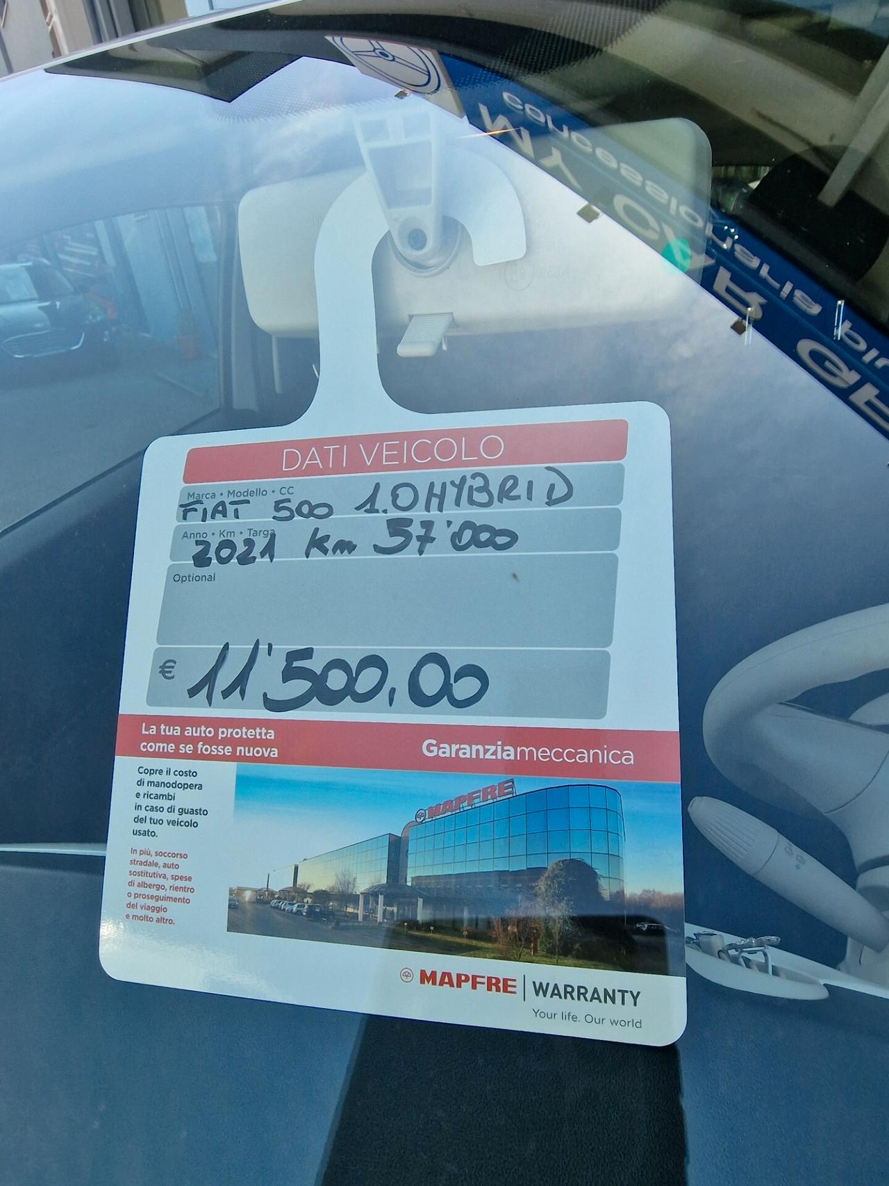 Fiat 500 1.0 Hybrid Cult