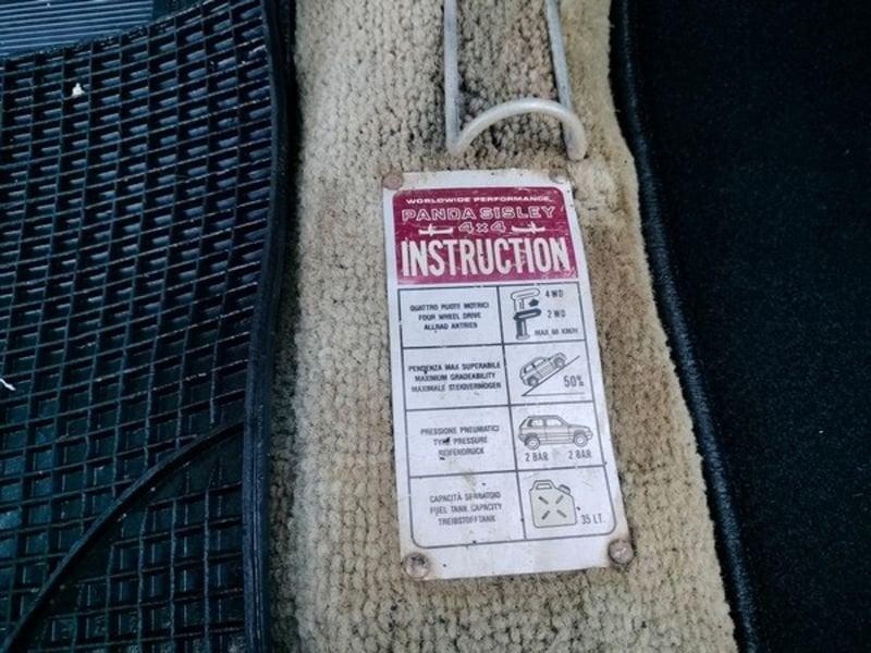 FIAT Panda Fiat Panda 1000 4x4 Sisley , con gancio traino!!