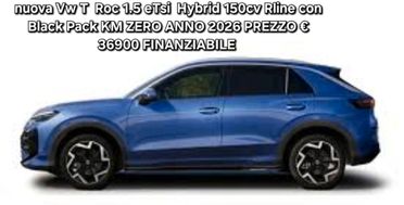 Volkswagen T-Roc 1.5 e TSI ACT DSG R-Line km zero a € 312 mese