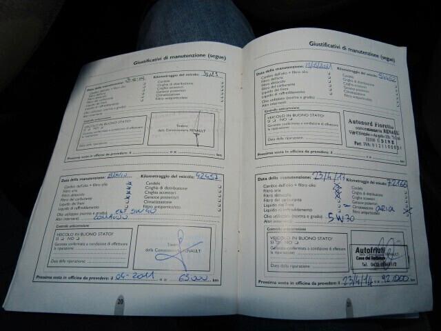 Renault Scenic 1.5 Dci tagliandi documentati tetto panoramico