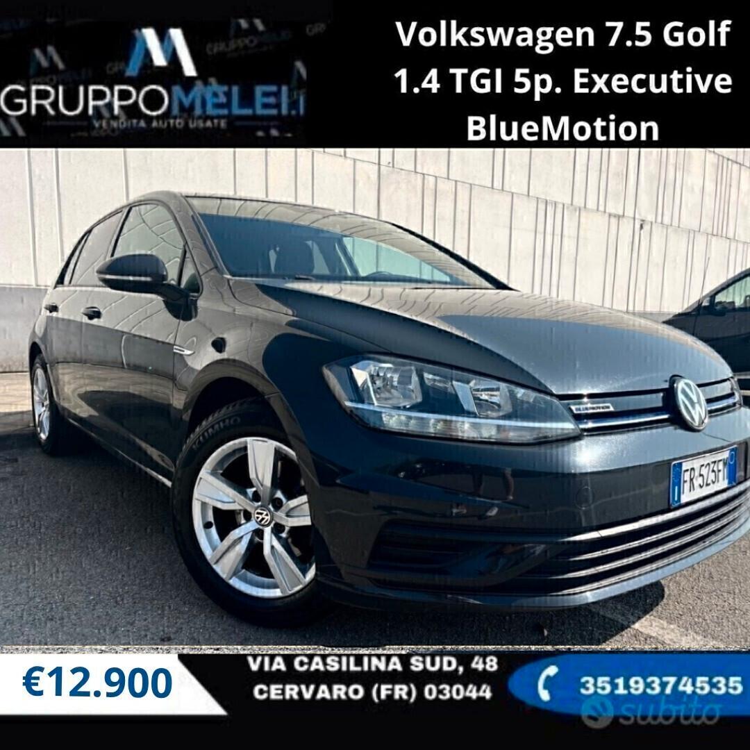 Volkswagen 7.5 Golf 1.4 TGI 5p. Executive BlueMotion