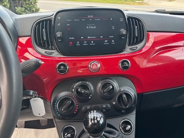 Fiat 500 1.0 Hybrid Red