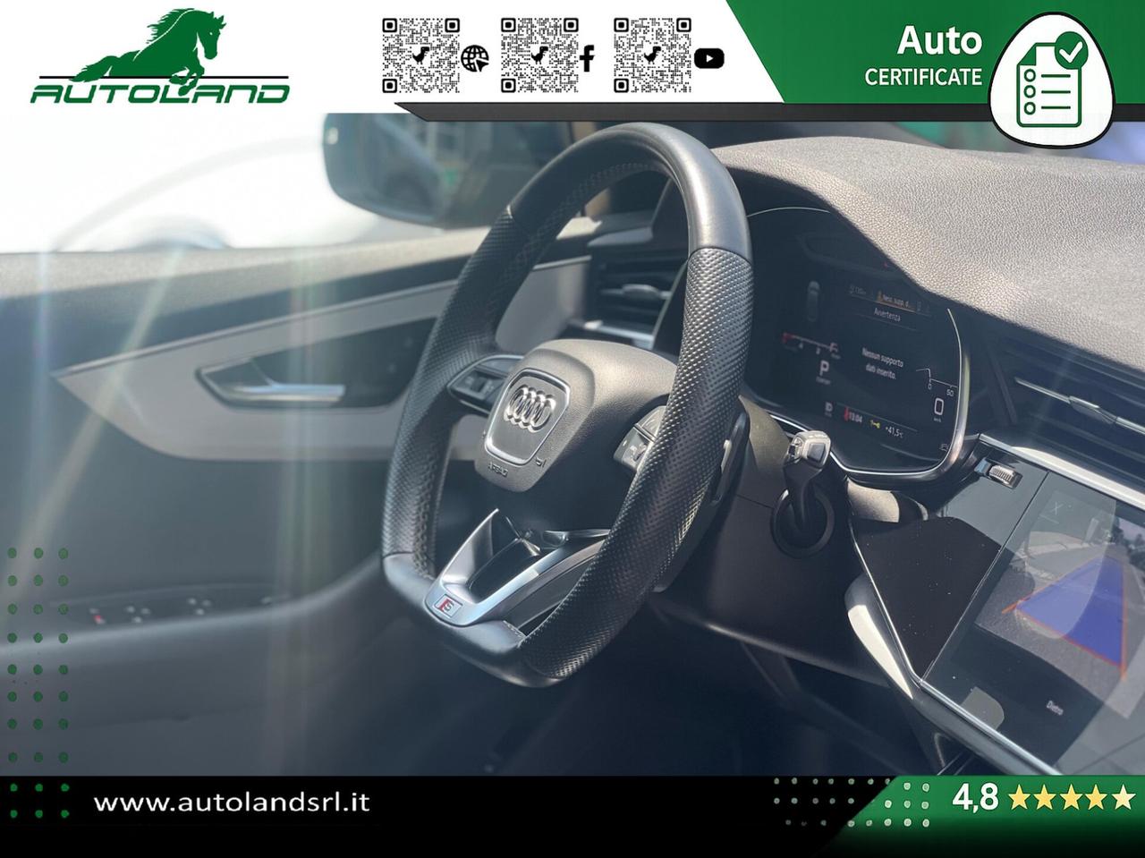 Audi Q8 50 3.0 286cv S-line Pelle Totale*Matrix*iva det