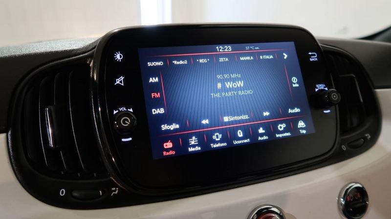 FIAT 500 Hybrid 1.0 70cv Ibrido Club # FENDI-CLIMA AUTOM-SENSORI PARCK #