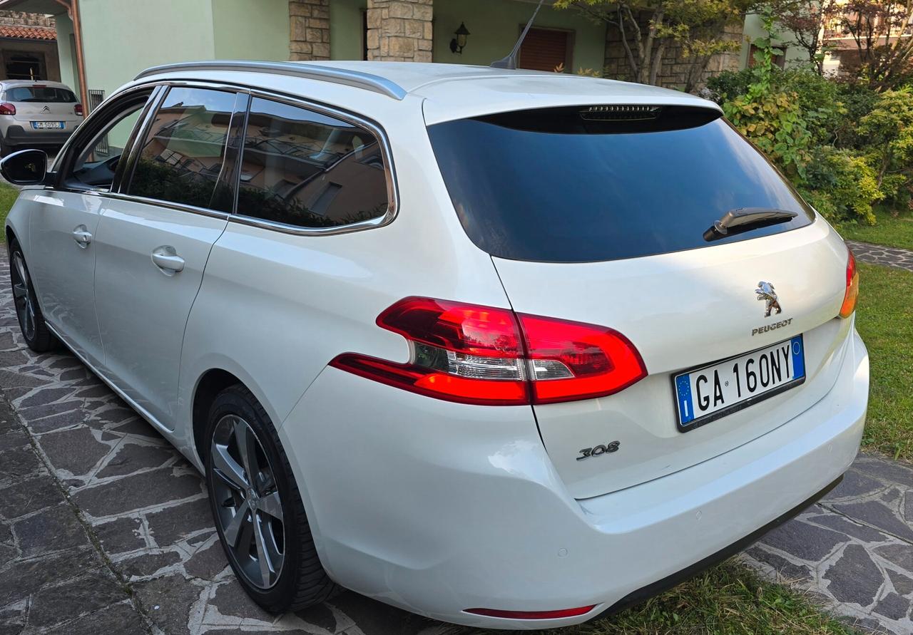 Peugeot 308 BlueHDi 130 S&S SW Allure bianco perla