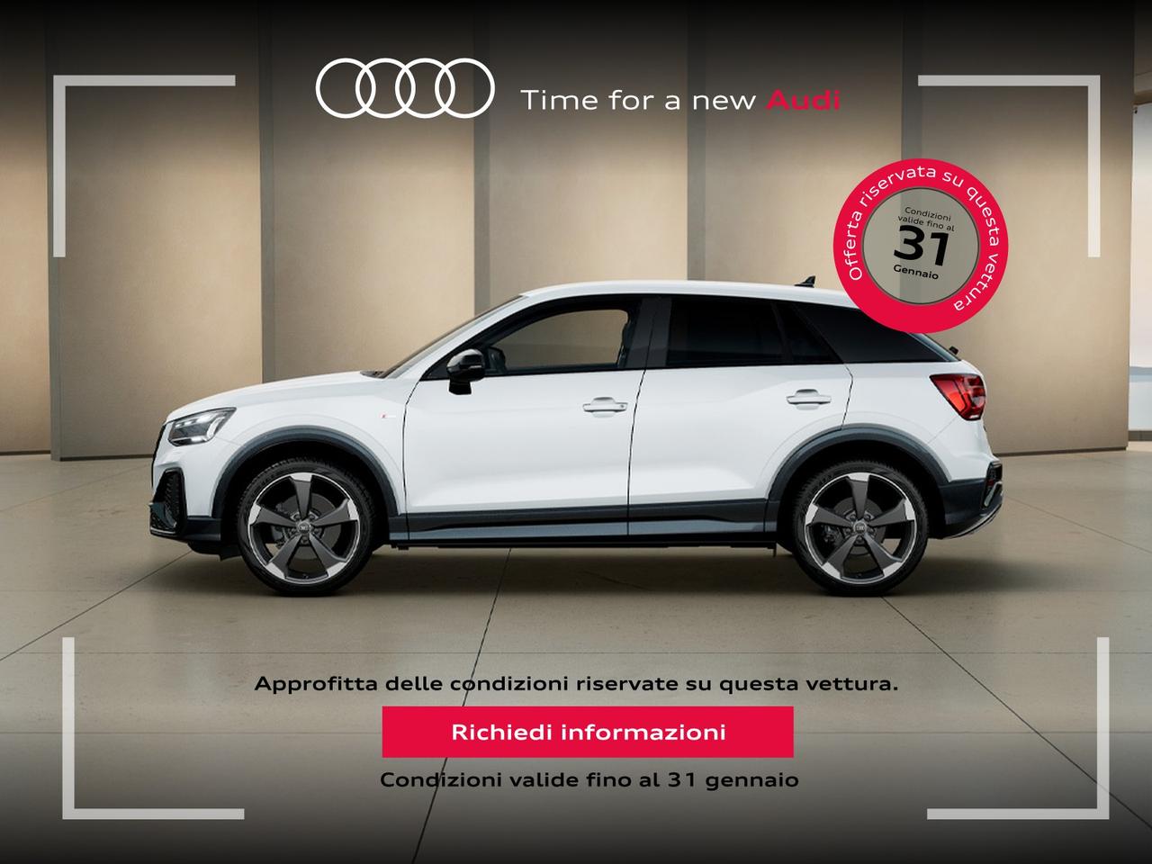 Audi Q2 35 2.0 tdi identity black s-tronic