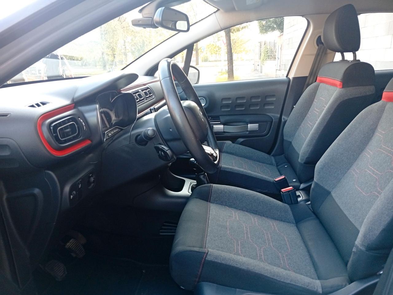 Citroen C3 PureTech1. 2BENZINA EURO6B 2017 NEOP TRATTABILE