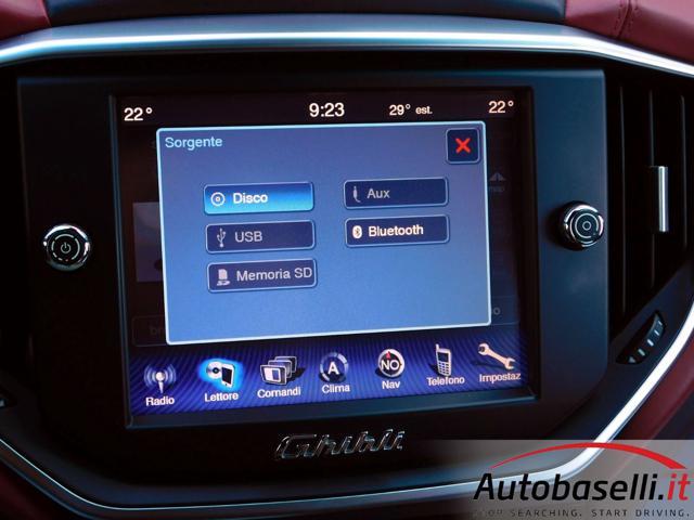 MASERATI Ghibli 3.0 V6 DIESEL 275CV AUTOMATICA EURO 6B, CERCHI 20"