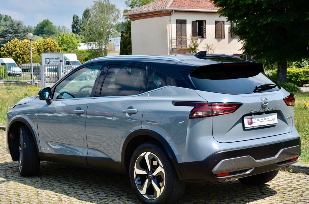NISSAN QASHQAI 1.5 E-POWER N-CONNECTA 2wd 158cv AUTO, PREZZO PIU' IVA, UNICOPROPRIETARIO, GARANZIA NISSAN 5/2027, UFF ITALIANA, HIGH BEAM, RETRO 360°, PERMUTE