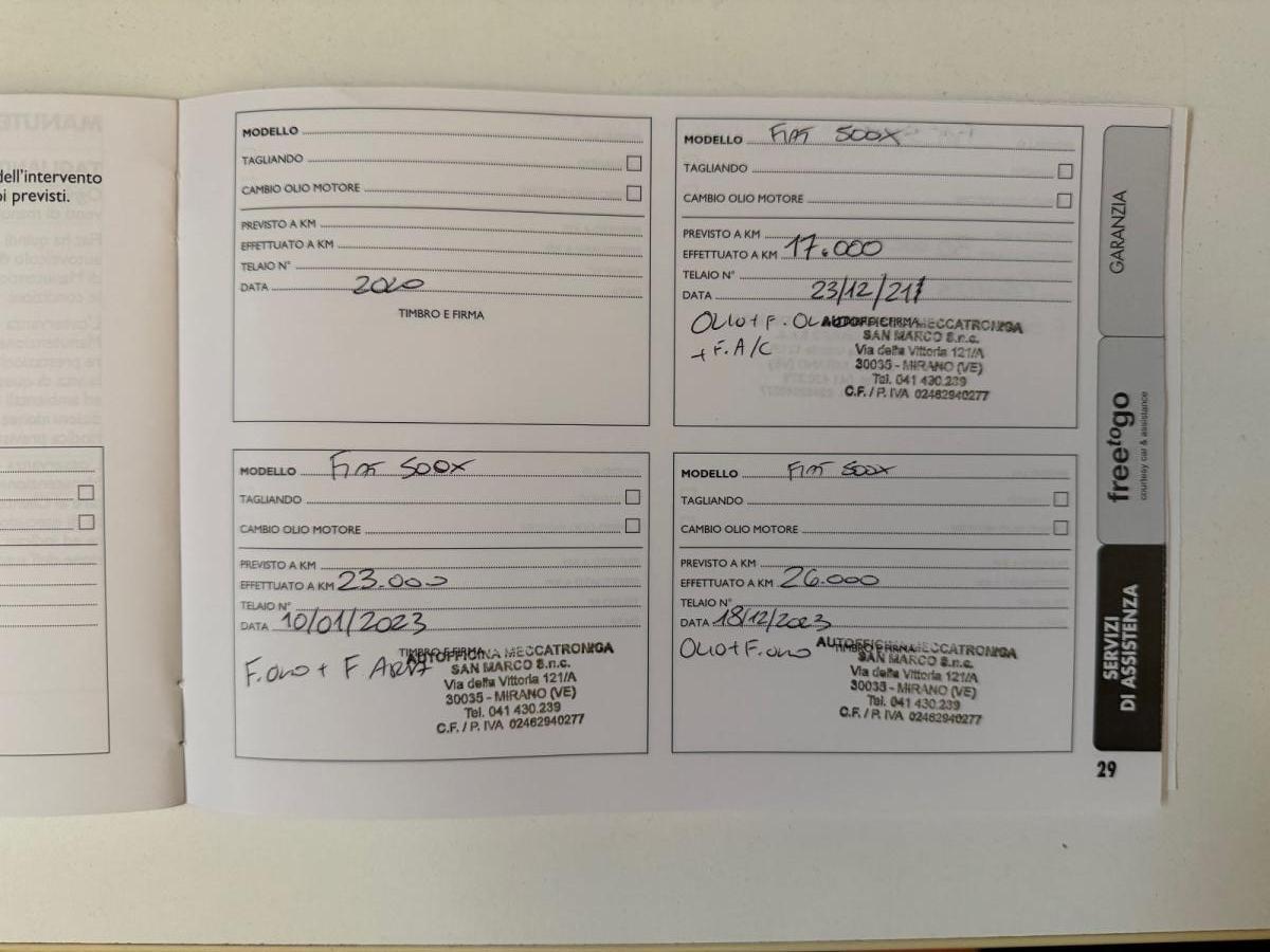 FIAT - 500X - 1.3 M.Jet 95 CV Pop Star #1PROP. #TAG.CERT.