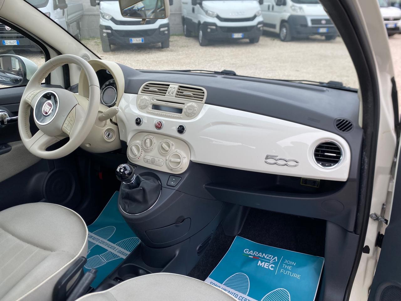 Fiat 500 1.2 Lounge TETTO UNICO PROPIETARIO NEOPATENTATI