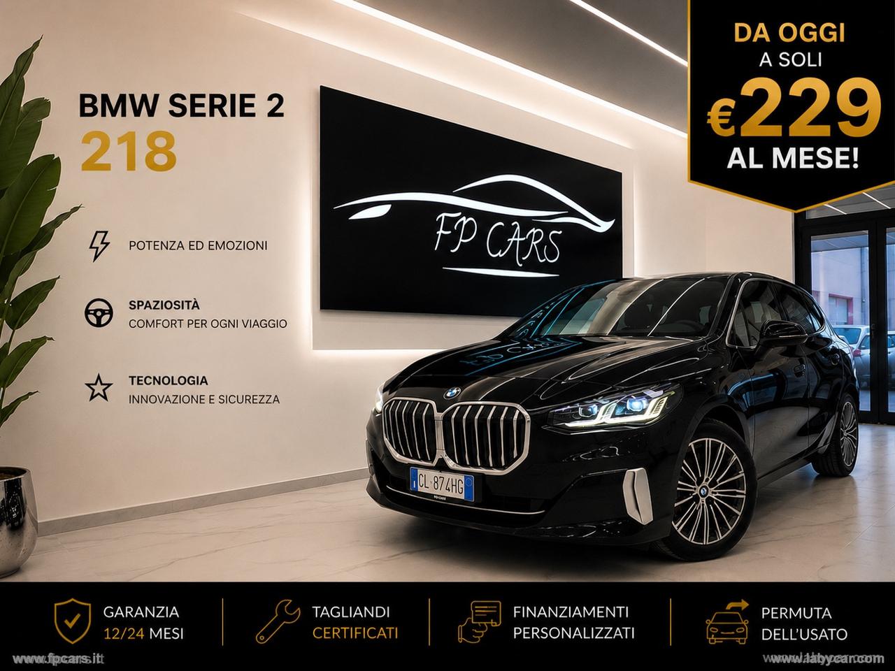 BMW 218d Active Tourer Luxury
