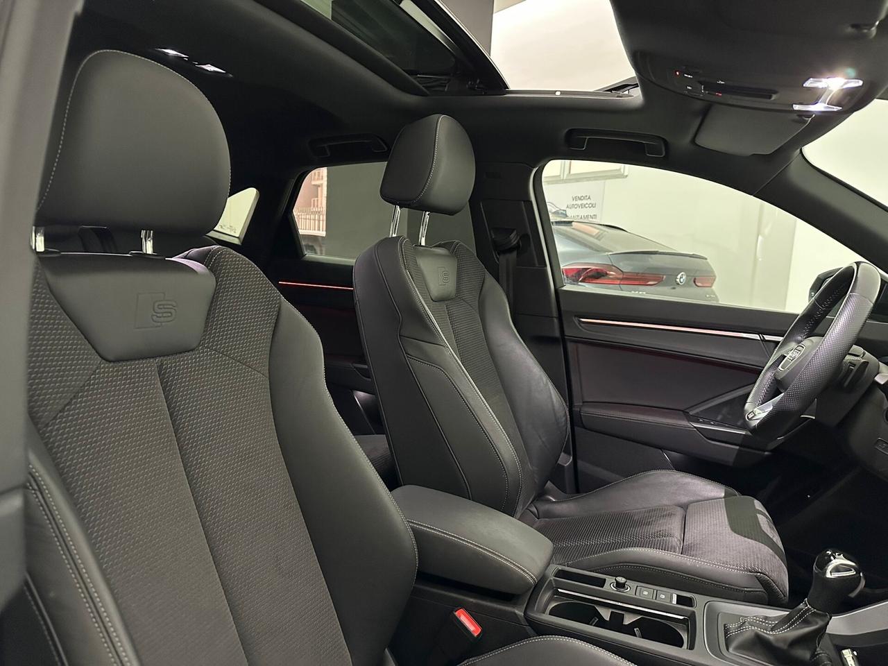 AUDI Q3 SPORTBACK 3X S-LINE TETTO/LUCI AMBIENTE/360