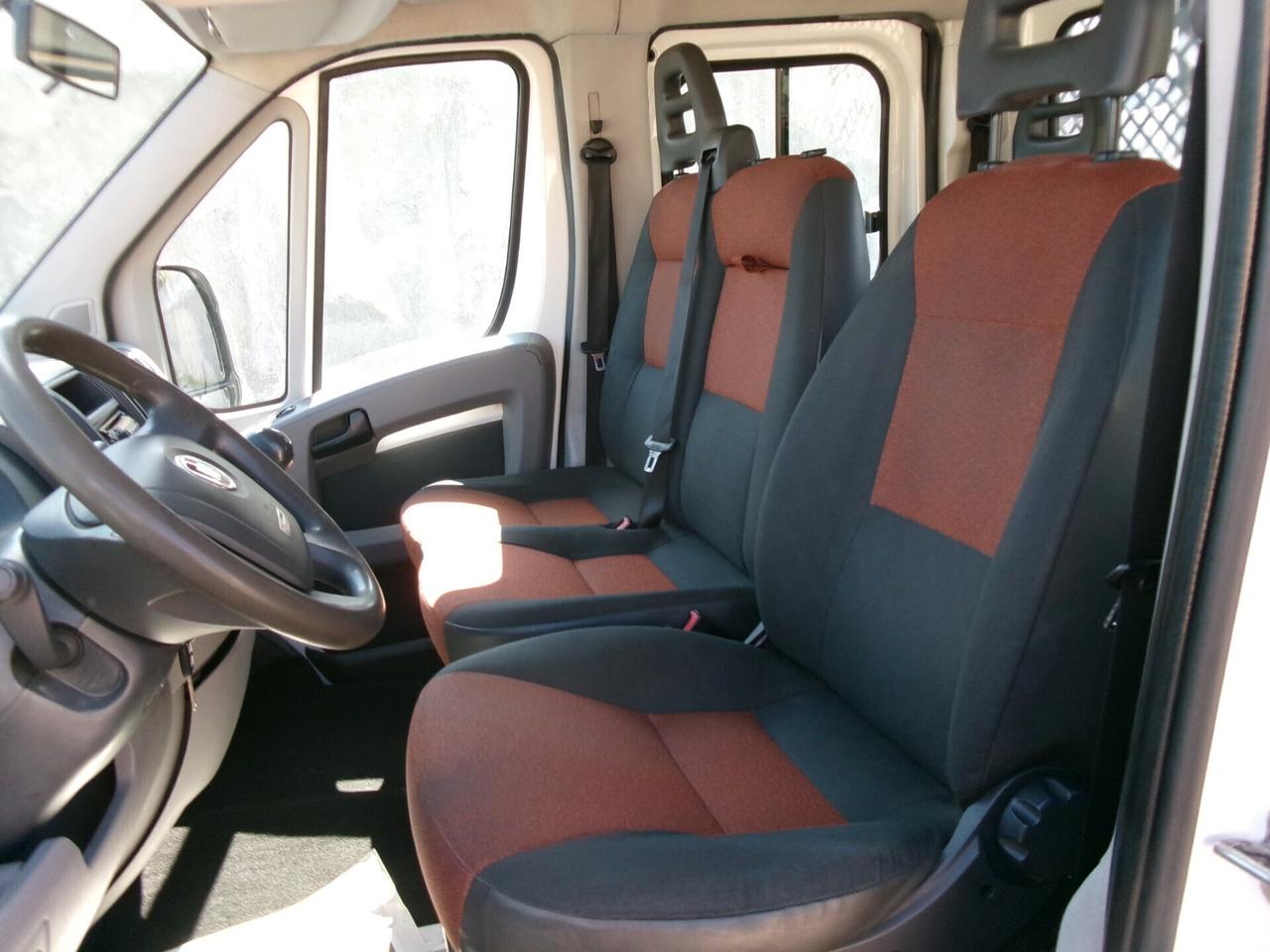 Fiat Ducato DOPPIA GABBINA 7 POSTI CASSONE FISSO