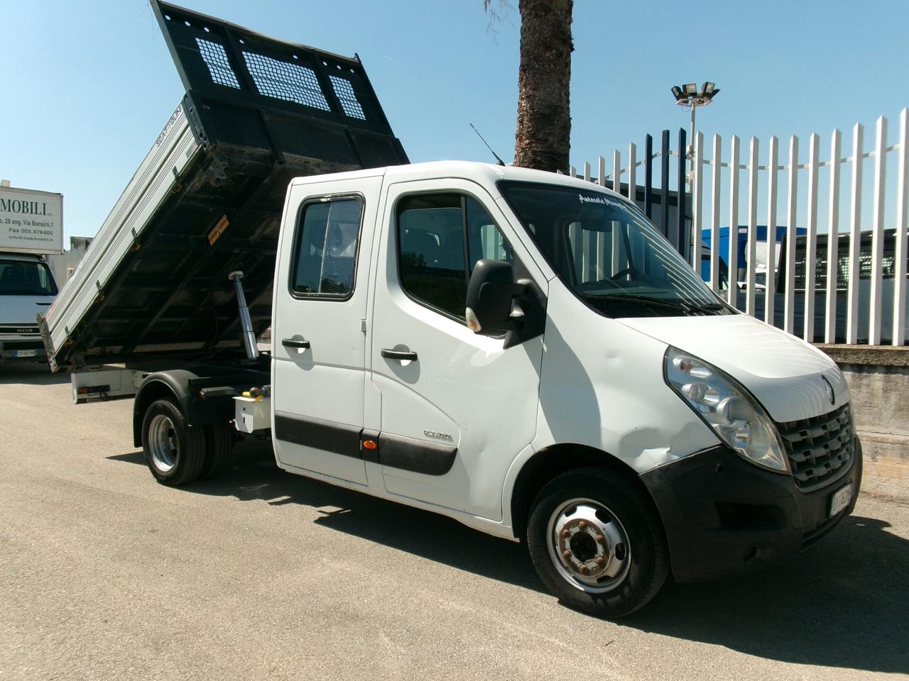 Renault Master 2.3 DCI 125CV E5 DOPPIA CABINA 7 POSTI RIBALTABILE TRILATERALE