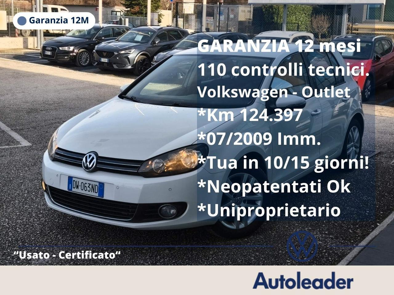 Volkswagen Golf 2.0 TDI 110CV 5p. Highline UNIPROPRIETARIO