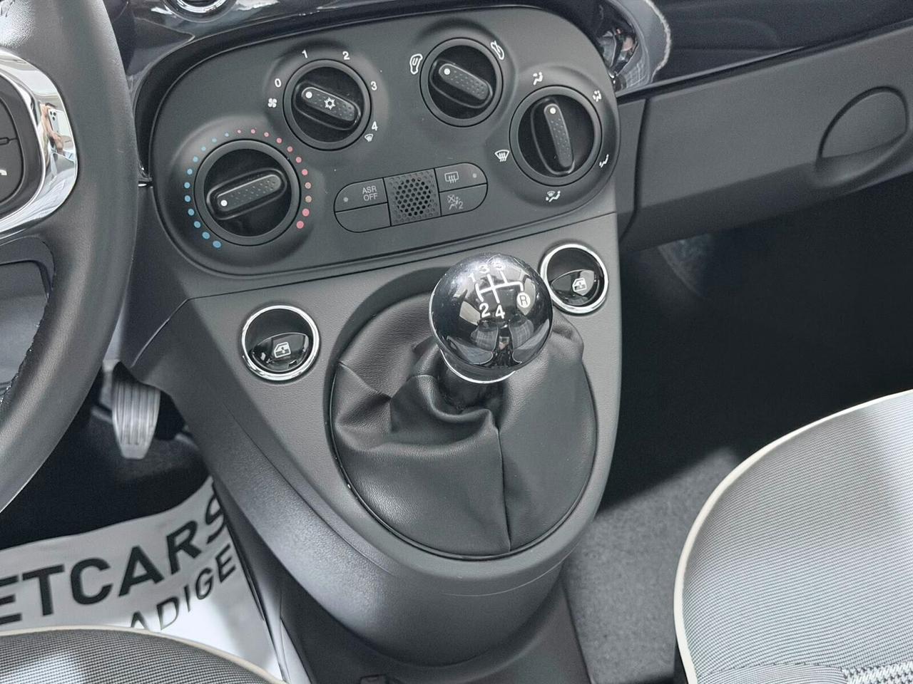 FIAT 500 1.2 69CV TETTO PANORAMICO 1PROPRIETARIO