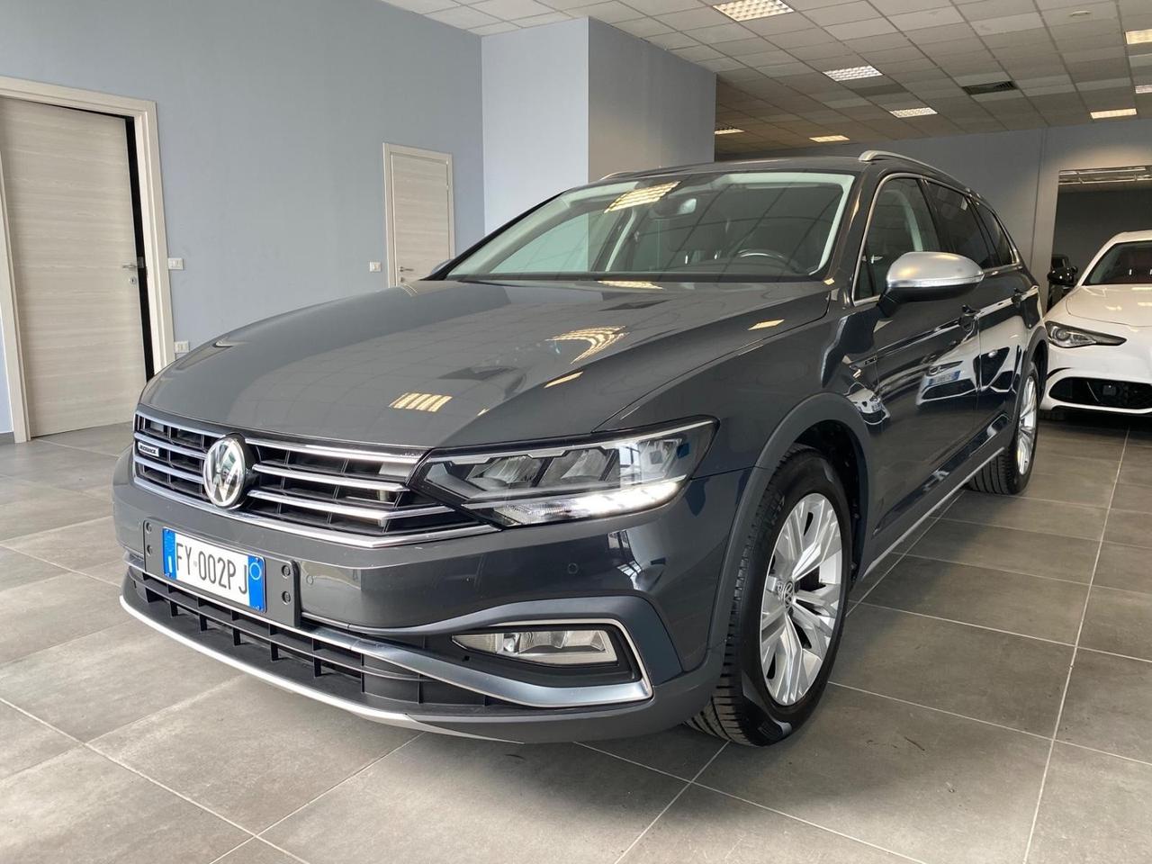 VOLKSWAGEN PASSAT 2.0 ALLTRACK 4MOTION DSG BMT TDI 190CV - FULL LED, VIRTUAL COCKPIT, TAGLIANDATA DA CASA MADRE