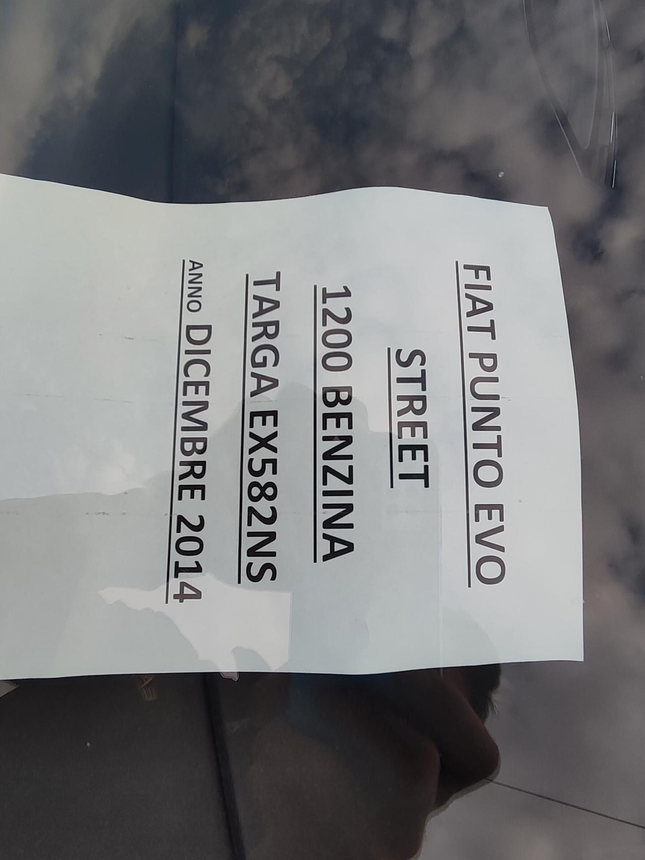 FIAT PUNTO EVO STREET 1200 BENZINA