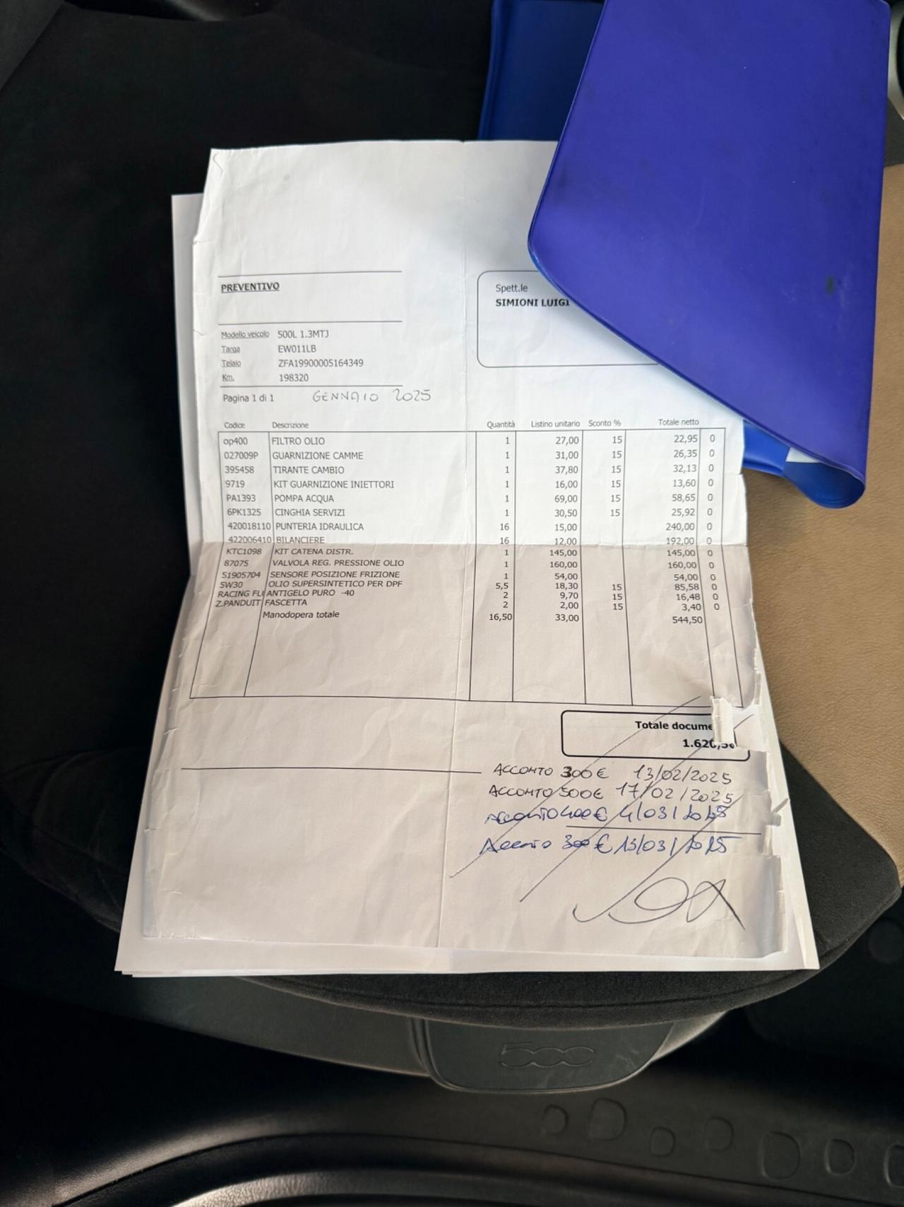 Fiat 500L 1.3 MJT 85cv 7 POSTI