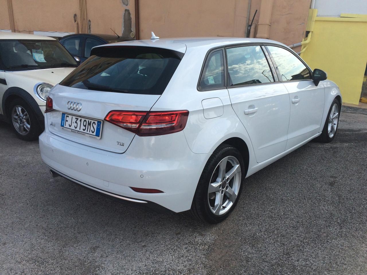 2017 Audi A3 SPB 1.6 TDI Sport tagliandata +garanzia !!!