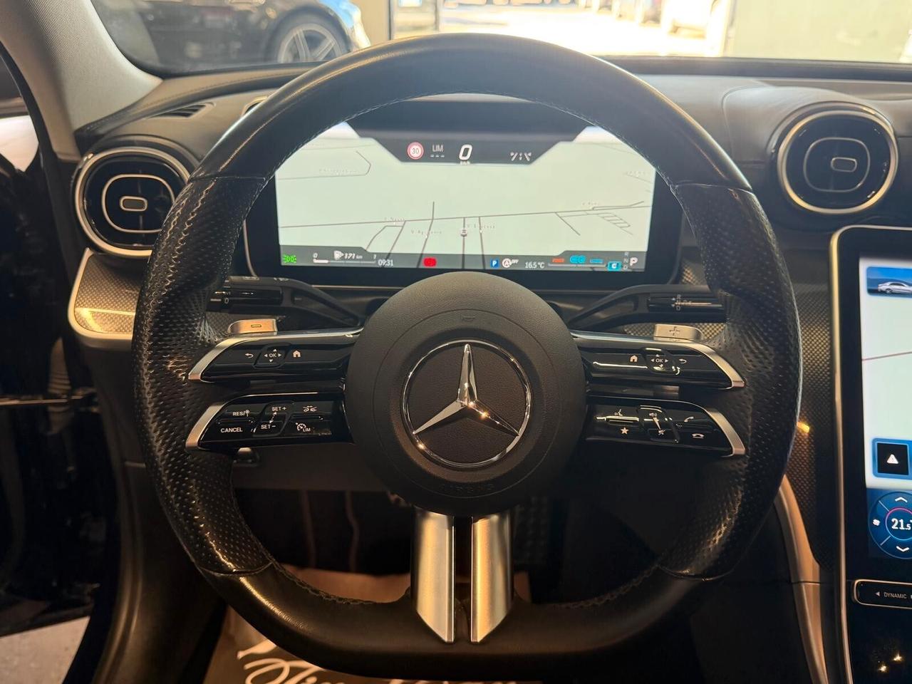 MERCEDES CLASSE C220D PREMIUM 2.0 MHEV 200CV PELLE NAVI CAM ANNO 2022