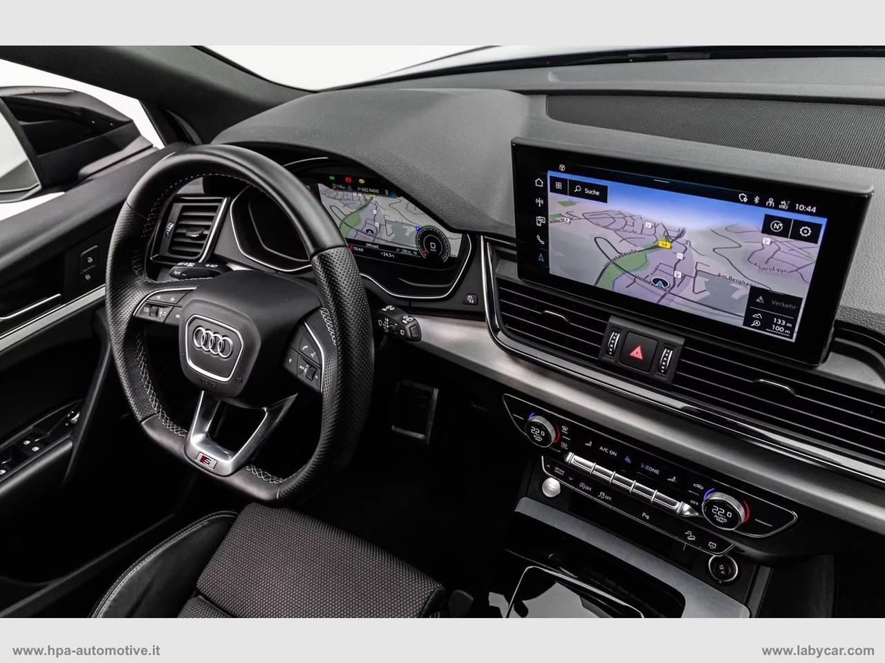 AUDI Q5 2.0TDI mild hybrid S-tronic S-line FULL LED PELLE NAVI BLACK EDITION CARPLAY