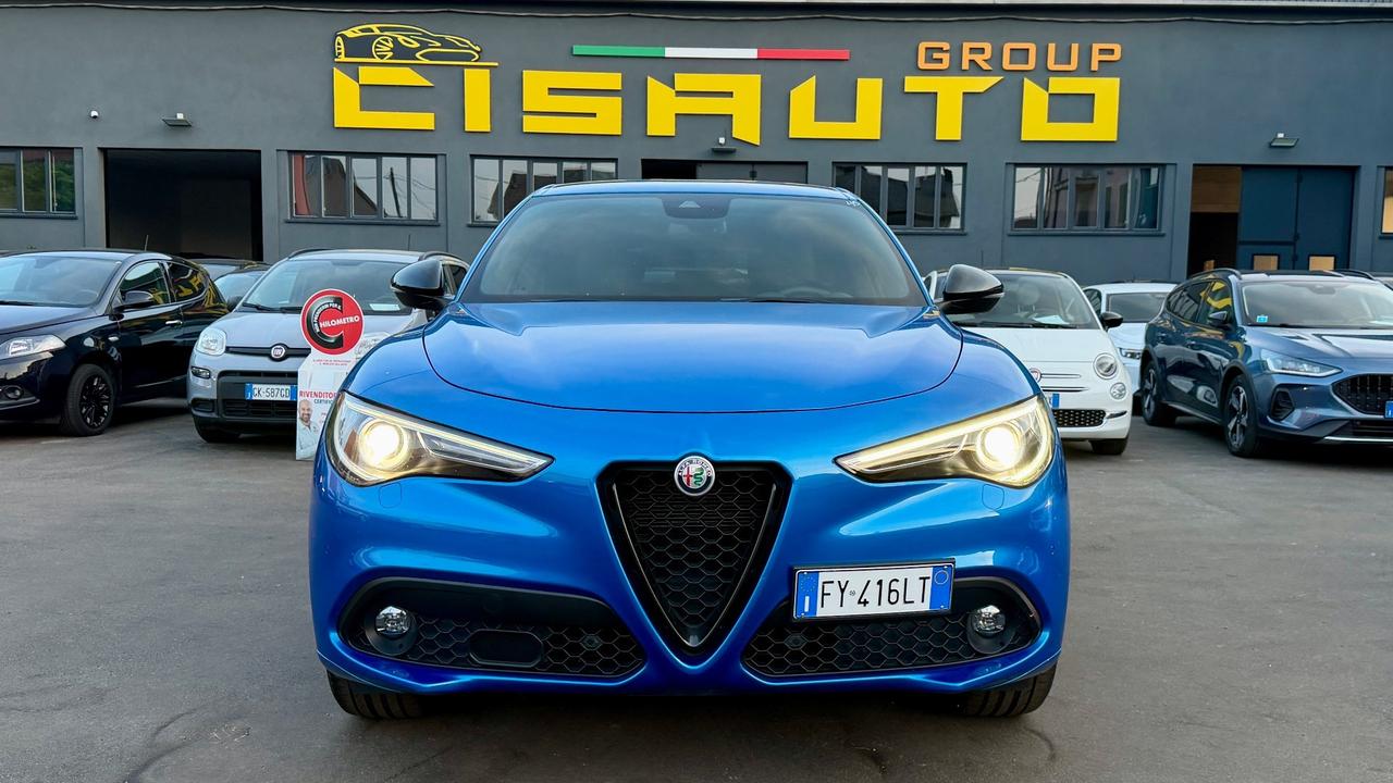 ALFA ROMEO STELVIO Q4 MY20 2.2 VELOCE TURBODIESEL AT8 210 CV - VOLANTE E SEDILI IN PELLE RISCALDABILI, FULL LED