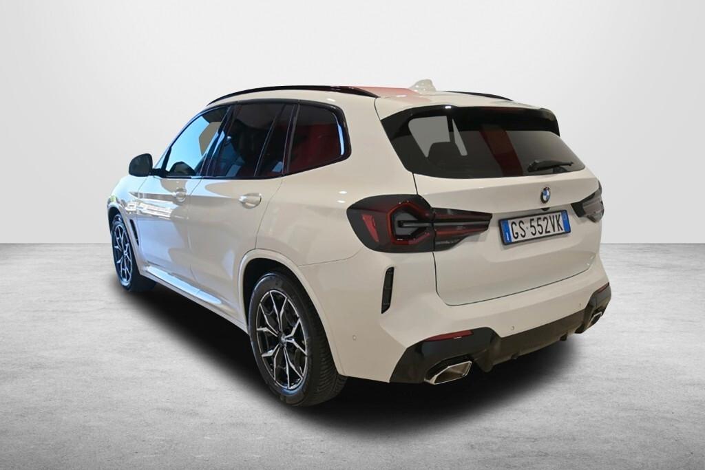 BMW X3 18D 150CV STEPTRONIC 48V S-DRIVE MSPORT ( FARI LED - BMW DIGITAL COCKPIT - PELLE - CLIMA TRIZONA - NAVI - MIRROR - PARK ASSISTANT - TELECAMERA POST. - CERCHI 19 )