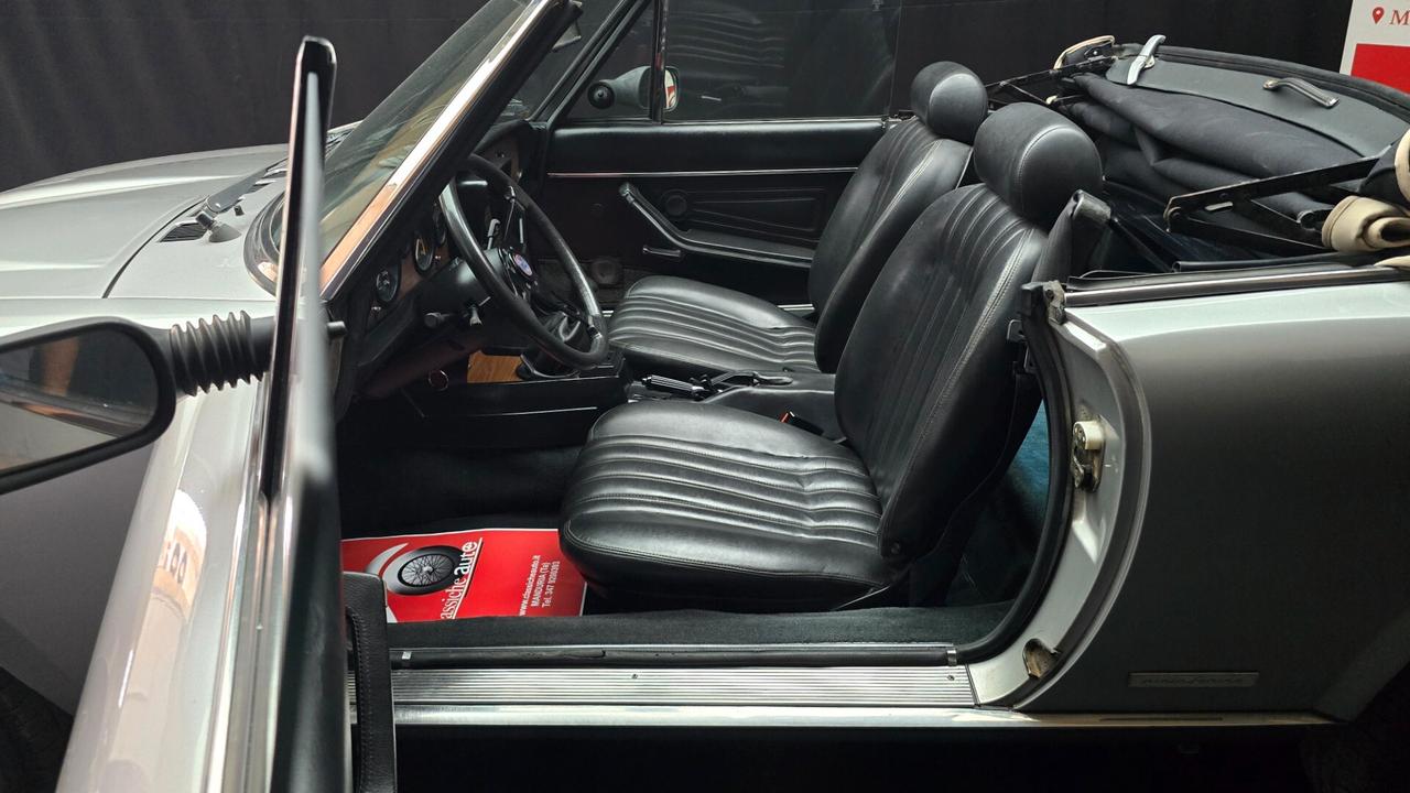 Fiat 124 Spider DS Pininfarina Europa, certificata ASI CON CRS.