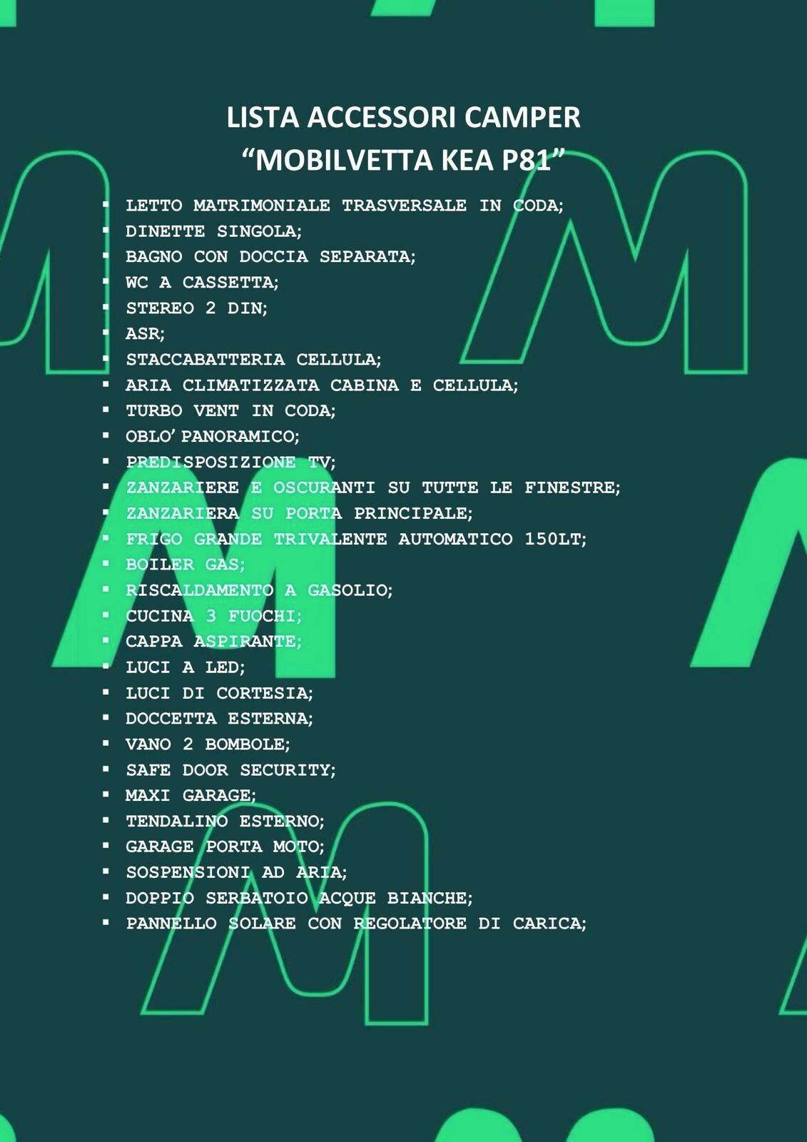 MOBILVETTA Kea P81- Maxi Garage (Garanzia 2 Anni)