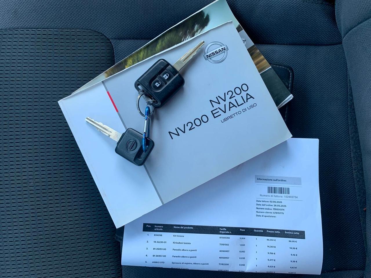 Nissan NV200 doppia porta laterale