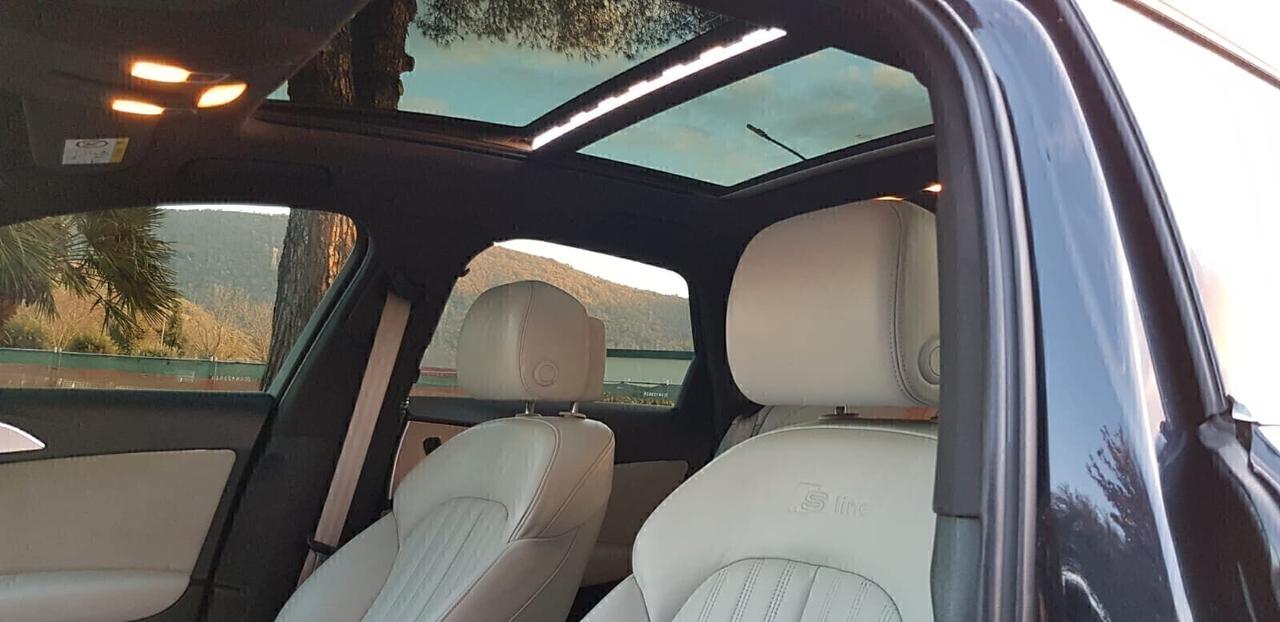 Audi A6 Avant 3.0 TDI 272 CV quattro S tronic s-line,tetto apribile,interni in pelle ghiaccio,fari led bixeno,,cerchi da 20,navigatore ,full optional