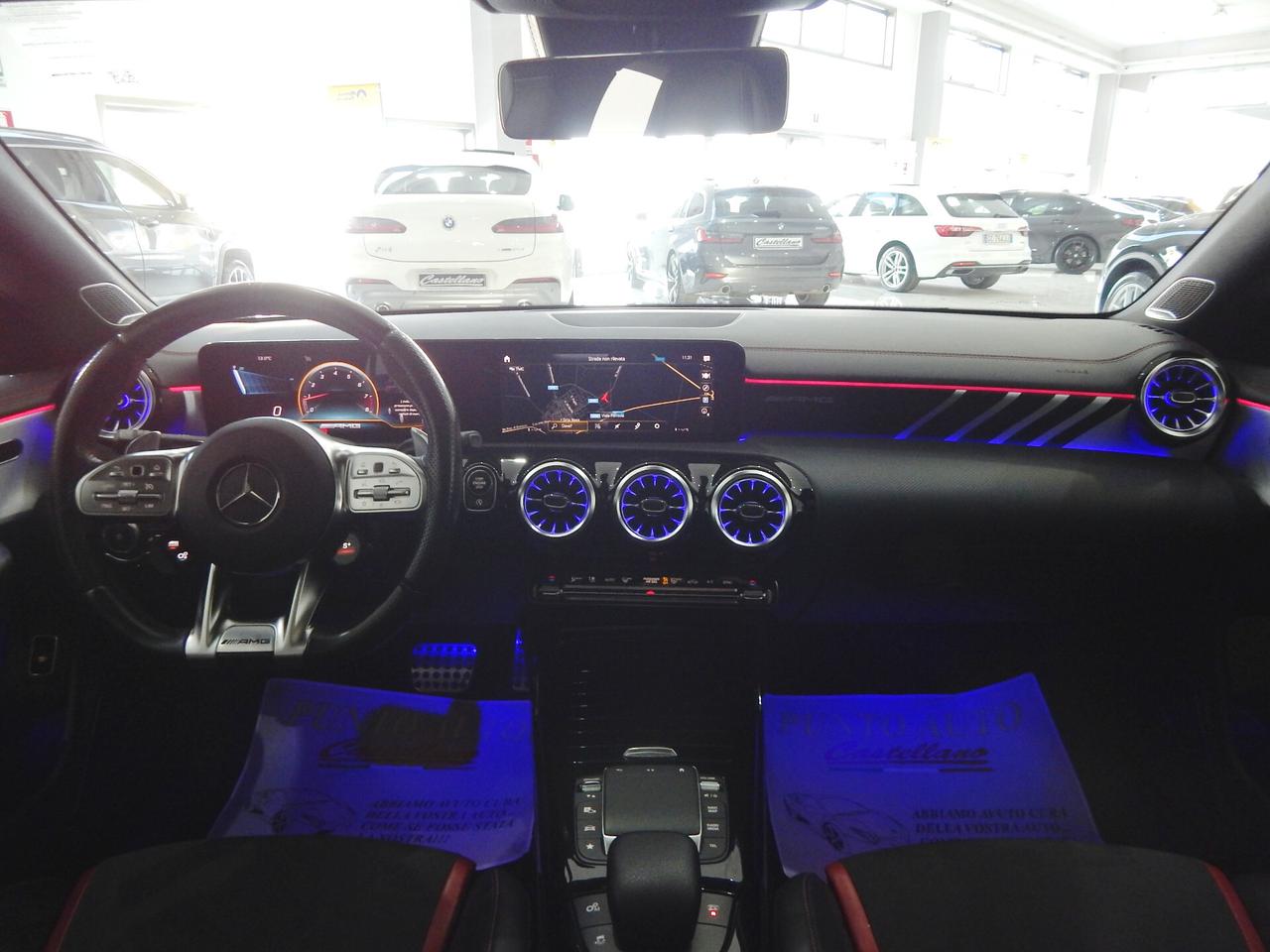 Mercedes-Benz CLA 45 AMG 4matic+ Aut. TETTO-NAVI-BURMESTER-MULTIBEAM-LUCI