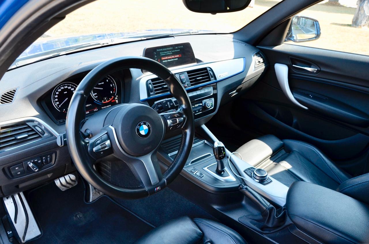 BMW 118d MSPORT 5p 150cv AUTO, PREZZO REALE, UFF ITALIANA, EURO 6C, FARI LED, NAVI, PELLE DAKOTA, 19", PERMUTE