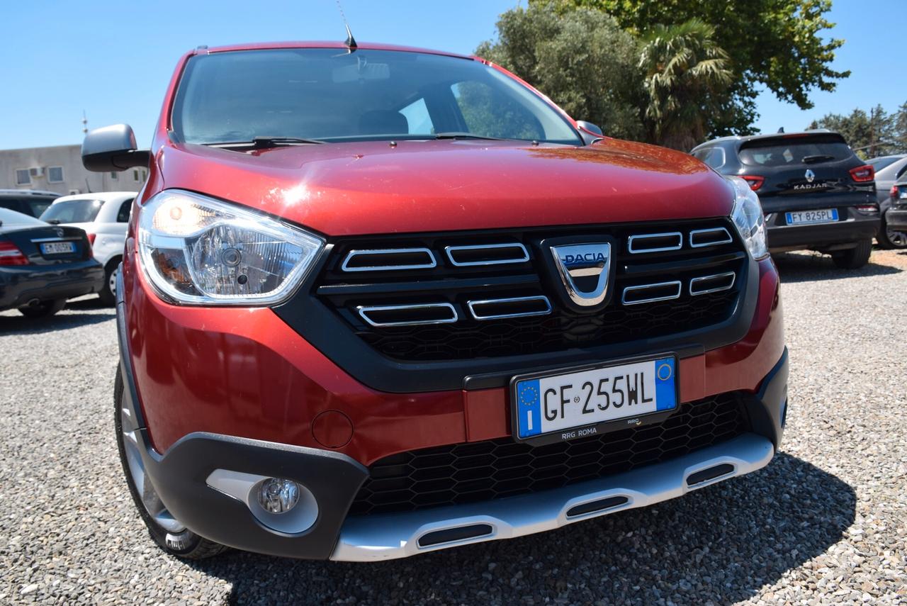 Dacia Lodgy 7 POSTI Stepway 1.5dCi 115CV FULL NAVI SENSORI CRUISE BT