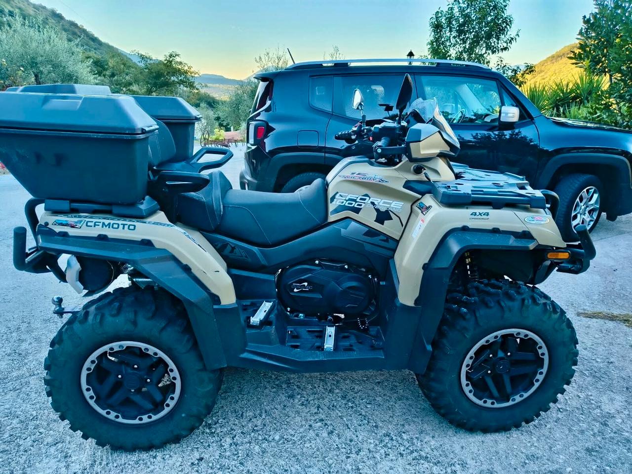 QUAD 4X4 Cf Moto 1000 OVERLAND GANCIO VERRICELLO