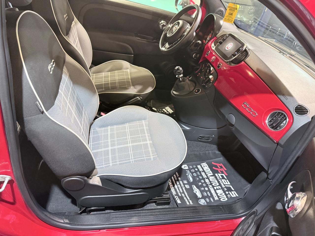 Fiat 500 1.0 Hybrid Red