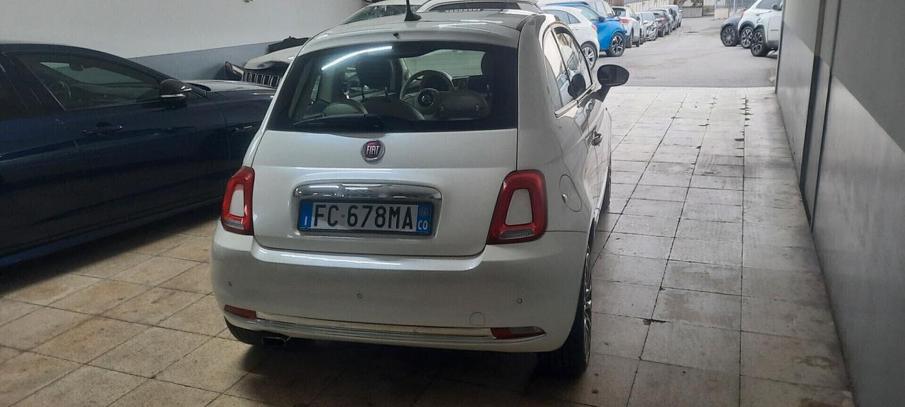 Fiat 500 cc0.9 twinair turbo benzina cambio automatico anno 2016
