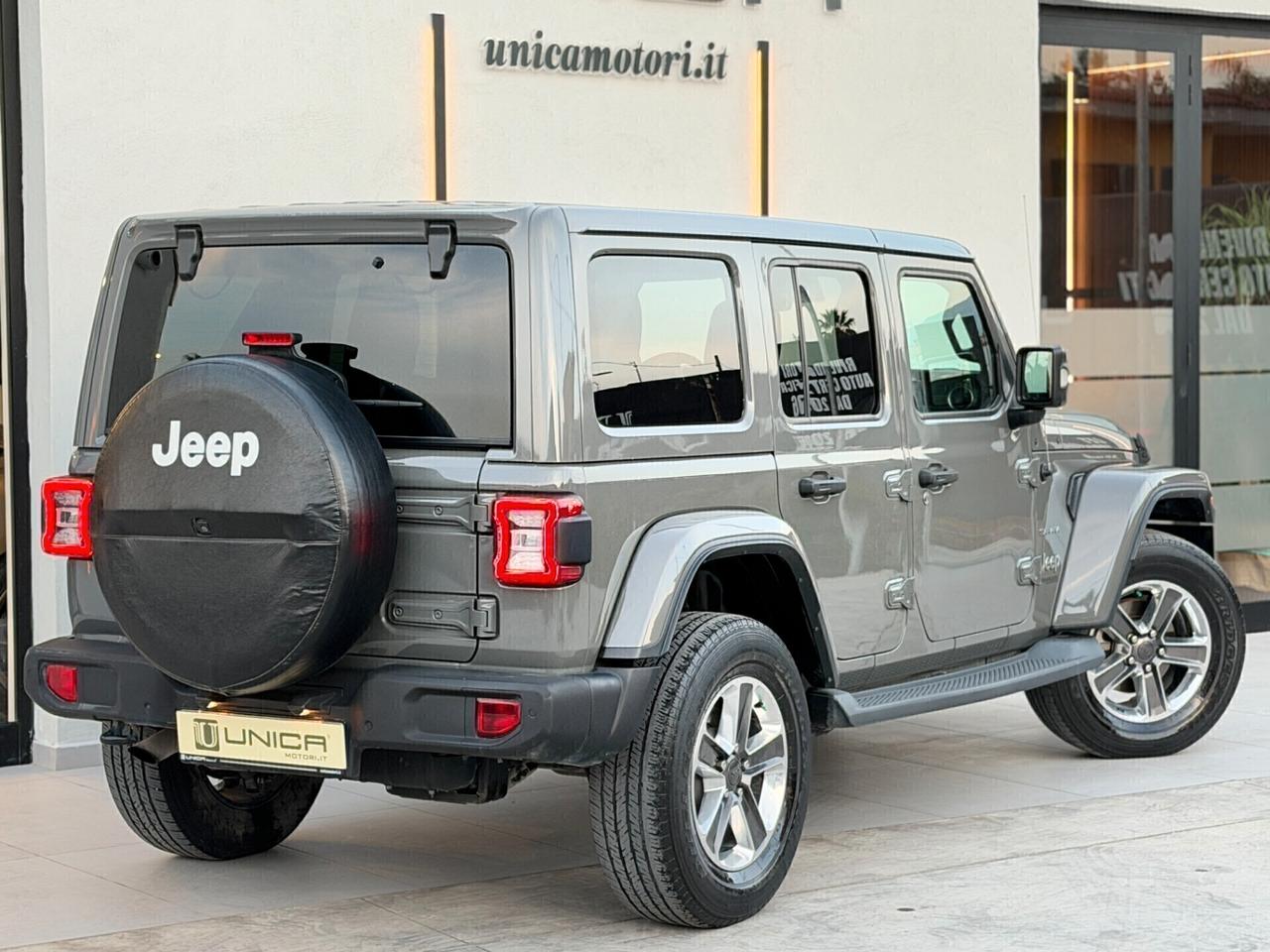 Jeep Wrangler Unlimited 2.2 Mjt 200 CV II SAHARA ITALIANA GOMME NUOVE