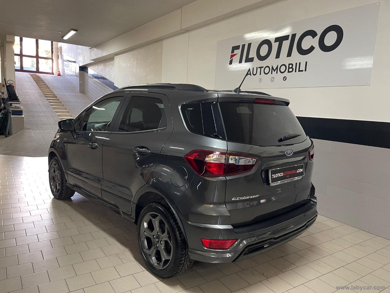 FORD EcoSport 1.0 EcoBoost 125 CV S&S ST-Line CARPLAY - PELLE ALCANTARA KM 54.613