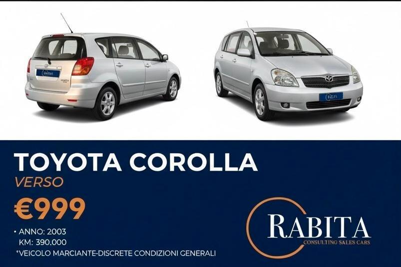 Toyota Corolla Verso 2.0 tdi D-4D Sol