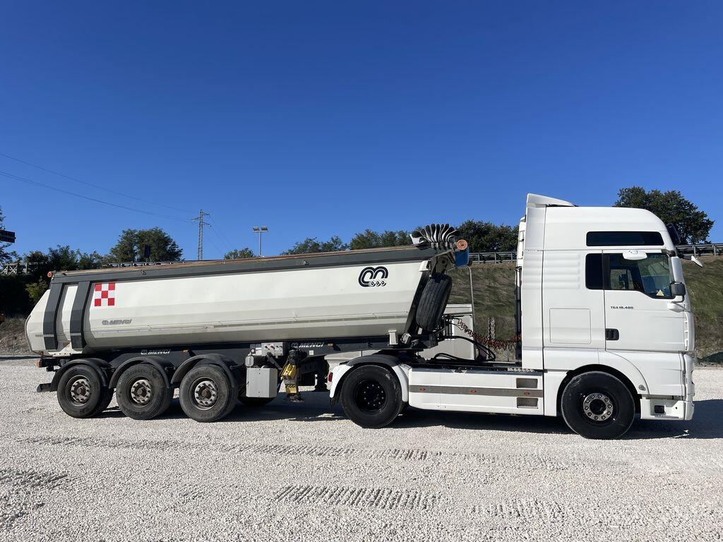 Trarrore stradale Man TGA 18480 + Vasca Menci