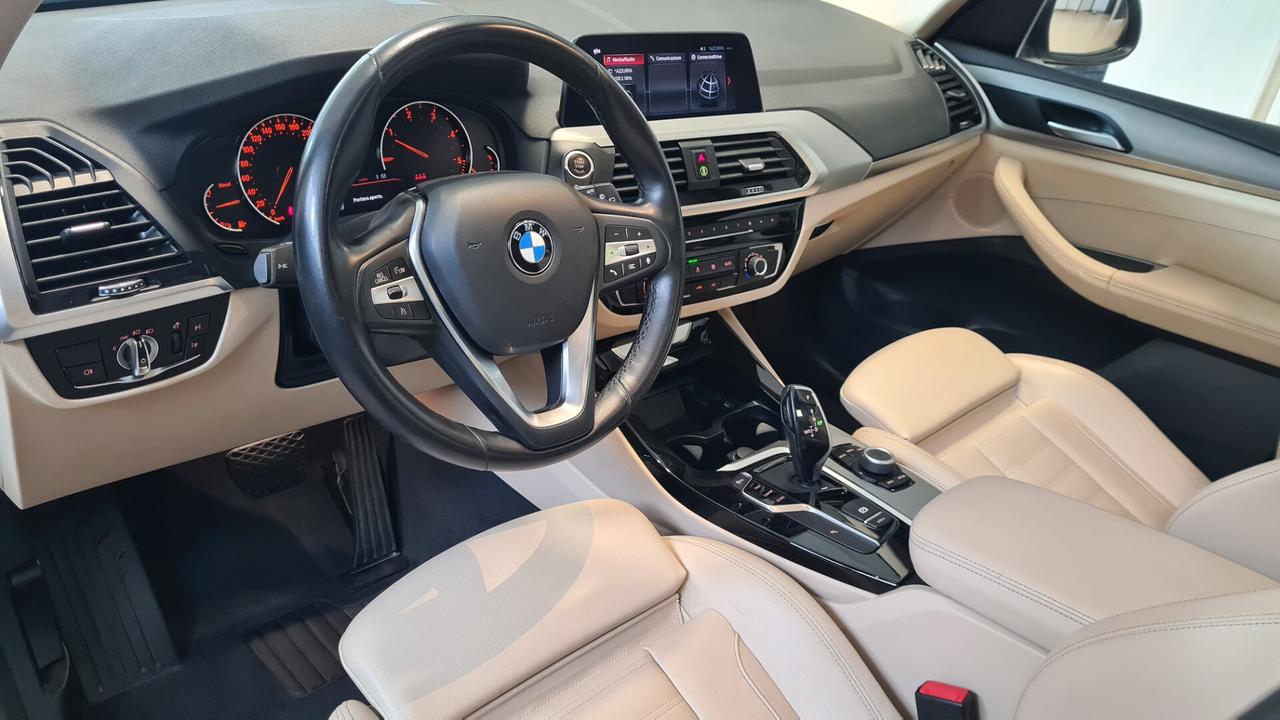 Bmw X3 sDrive 2.0D 150cv TETTO- PELLE- TG. UFF. BMW