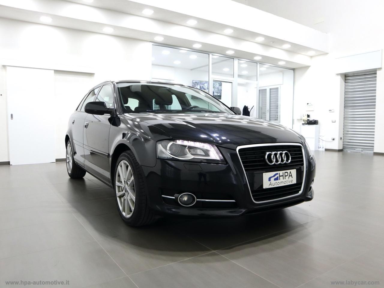 AUDI A3 SPORTBACK 1.6 TDI 105CV BI XENON LED SENSORI CERCHI 17