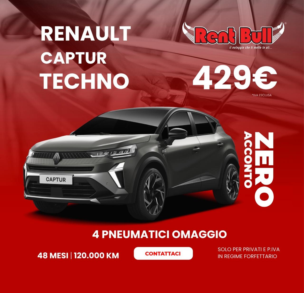 NOLEGGIO A LUNGO TERMINE Renault Captur TCe