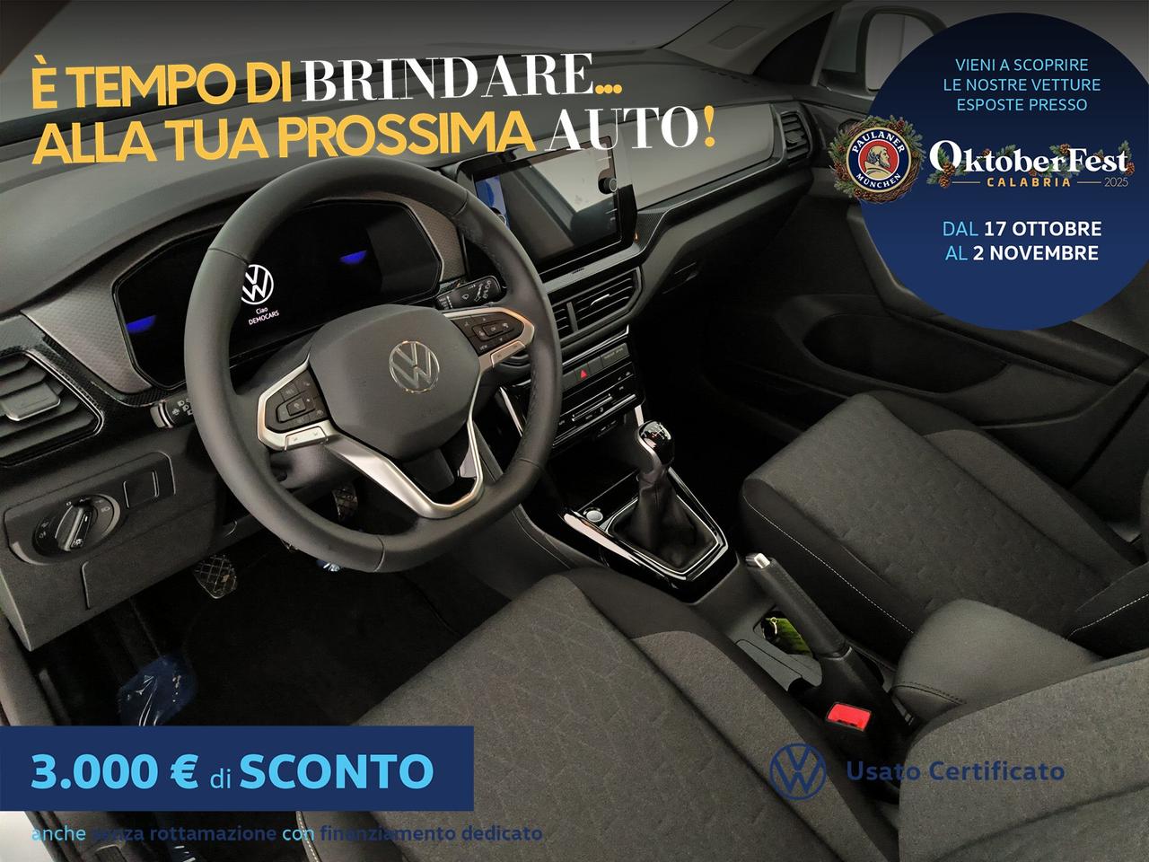 Volkswagen T-Cross 1.0 tsi edition plus 95cv